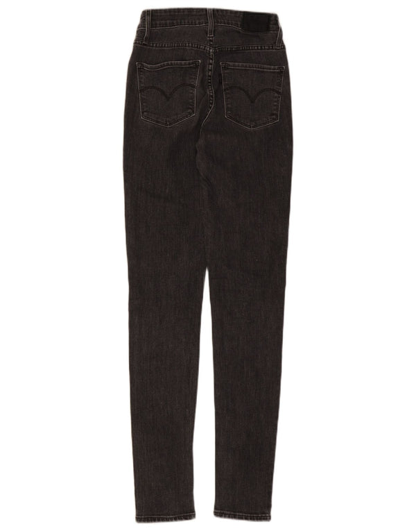 Женские джинсы скинни Levi's 721 с высокой посадкой W26 L31 Серые