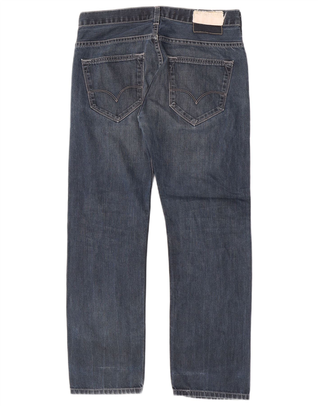 Мужские прямые джинсы Levi's 504 W32 L27 синие, хлопок