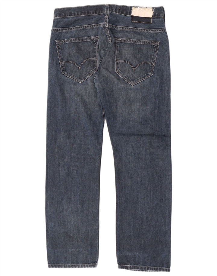 Мужские прямые джинсы Levi's 504 W32 L27 синие, хлопок