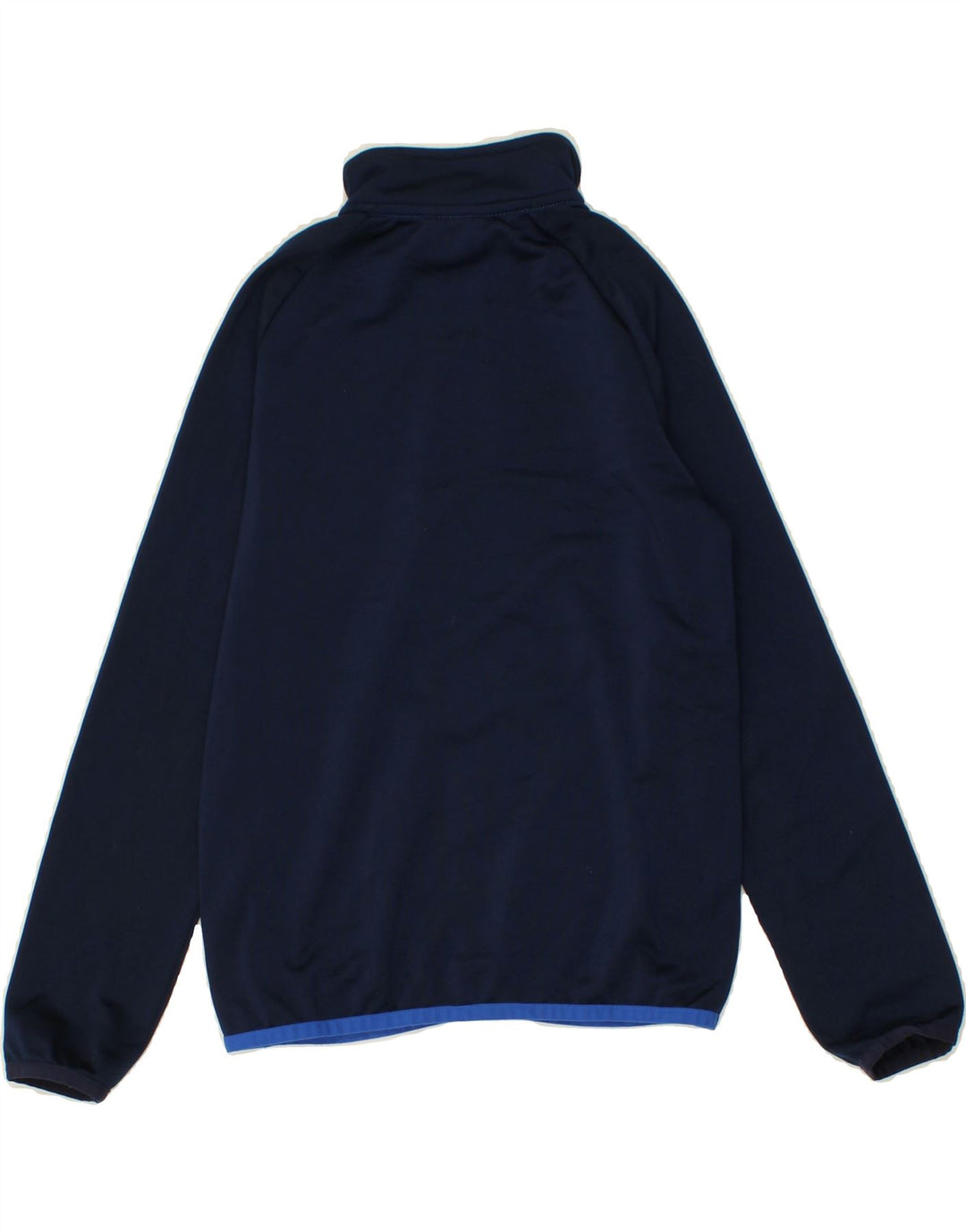 ADIDAS Boys Tracksuit Top Jacket 9-10 Years Navy Blue Colourblock Vintage Adidas and Second-Hand Adidas from Messina Hembry 
