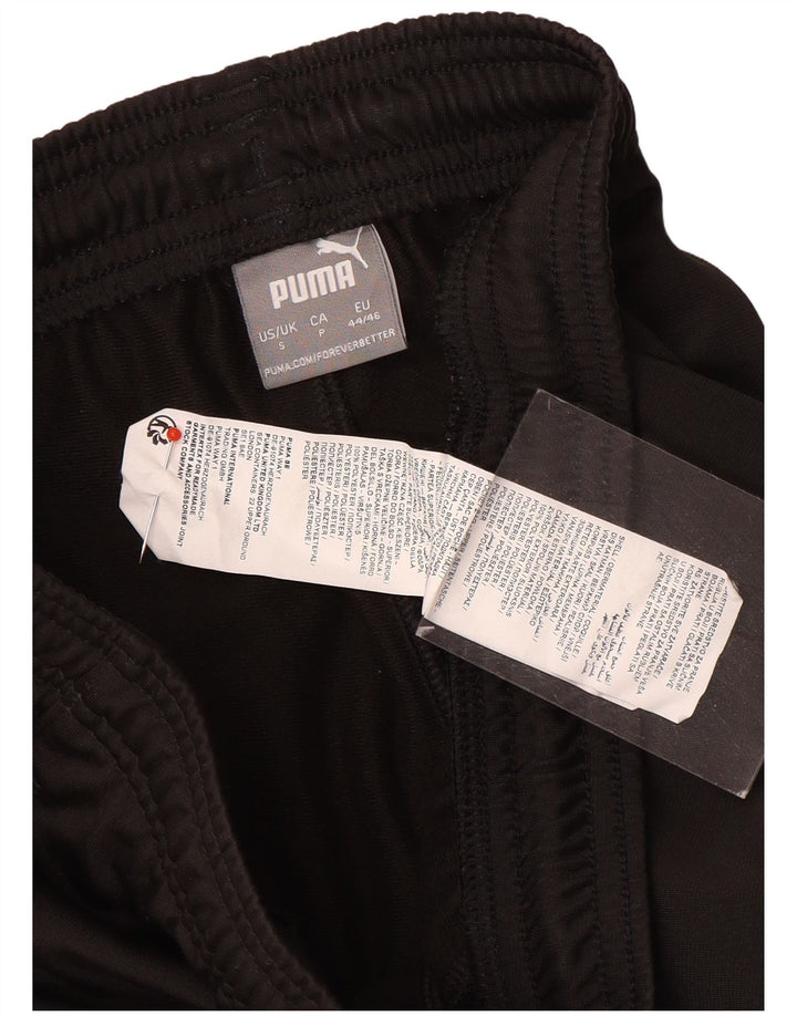 Мужские спортивные брюки Puma, джоггеры, маленькие, черные, из полиэстера