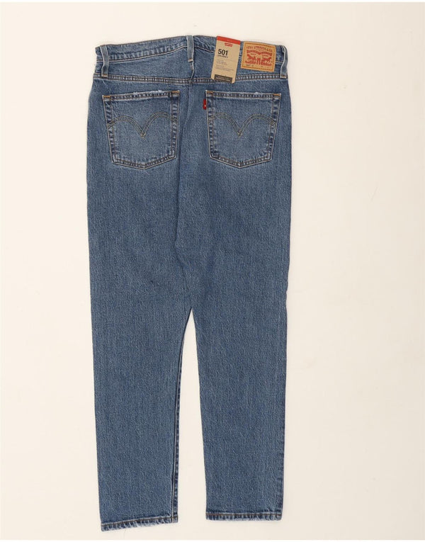 Мужские джинсы скинни Levi's с высокой талией, маленькие W29 L27, синие, хлопок