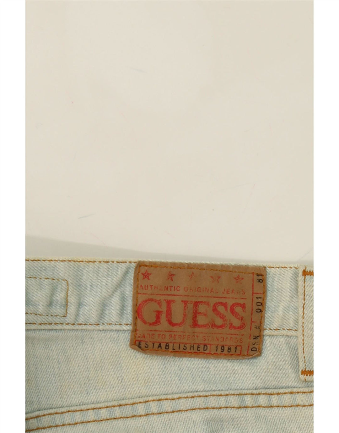 GUESS Womens Straight Jeans W30 L30 Blue Cotton Vintage Guess and Second-Hand Guess from Messina Hembry 