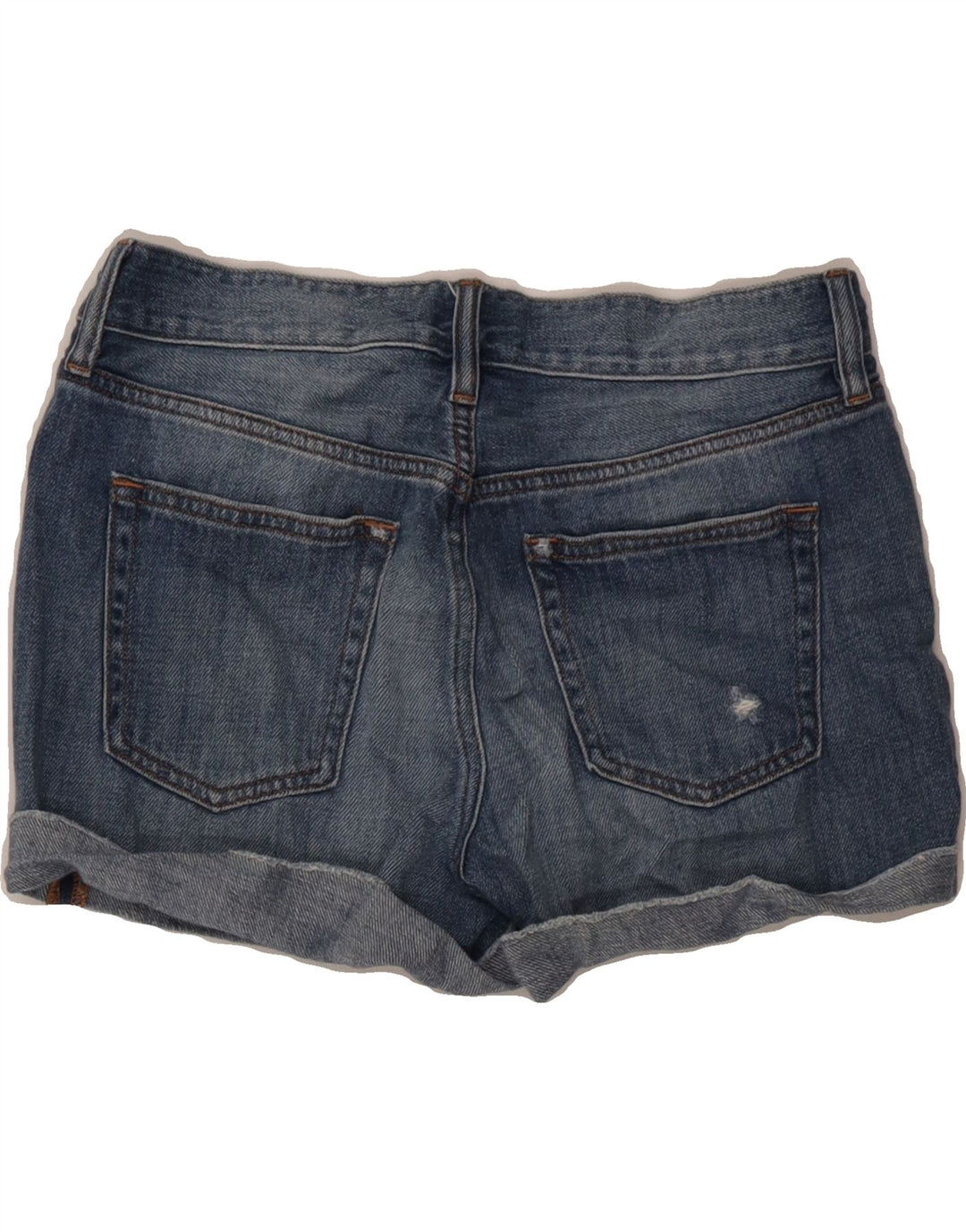 J. CREW Womens Distressed Denim Shorts W25 XS Blue Cotton Vintage J. Crew and Second-Hand J. Crew from Messina Hembry 