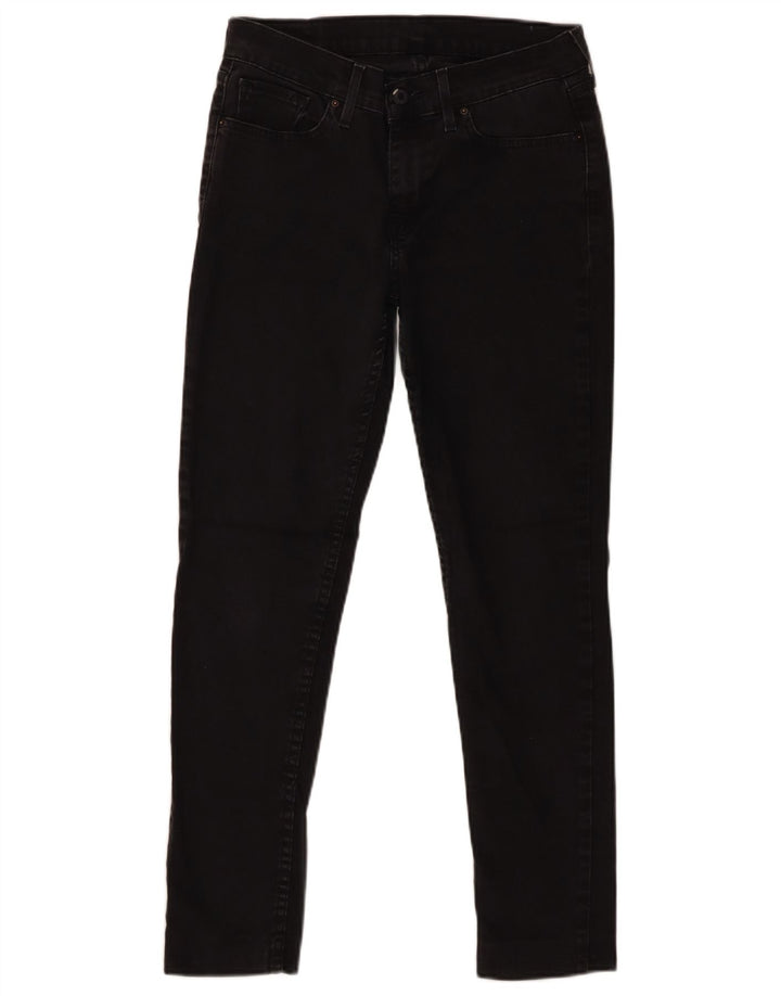 Женские джинсы скинни Levi's W29 L27, черный хлопок
