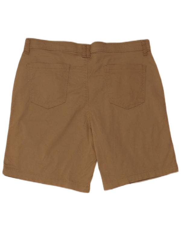 Lee Womens Riders Casual Shorts US 14 Large W34 Бежевый хлопок