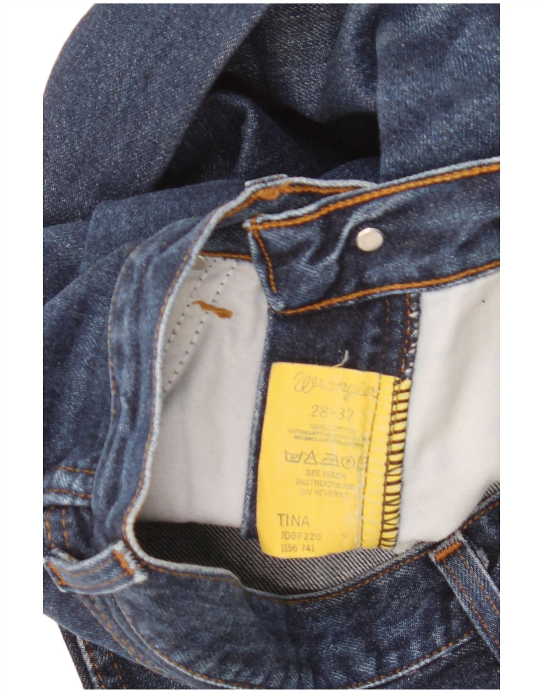 Мужские джинсы Wrangler Bootcut W28 L32 Темно-синие, хлопок