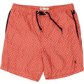 PENGUIN Mens Swimming Shorts Small  Red Geometric Vintage Penguin and Second-Hand Penguin from Messina Hembry 