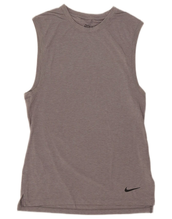 Женский жилет Nike Dri Fit UK 10, маленький серый полиэстер