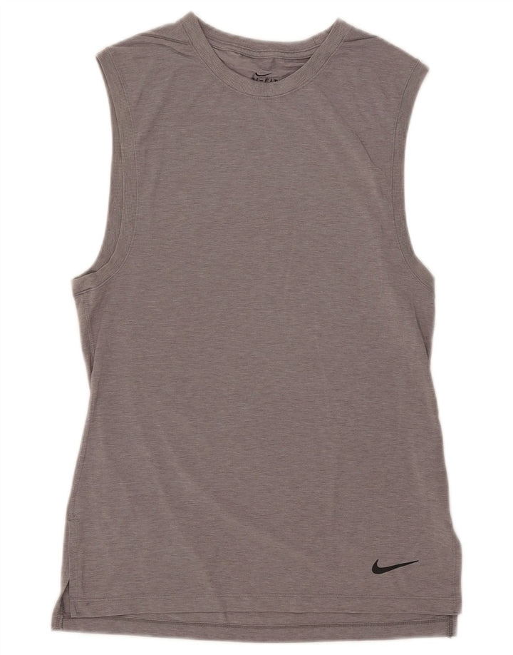 Женский жилет Nike Dri Fit UK 10, маленький серый полиэстер
