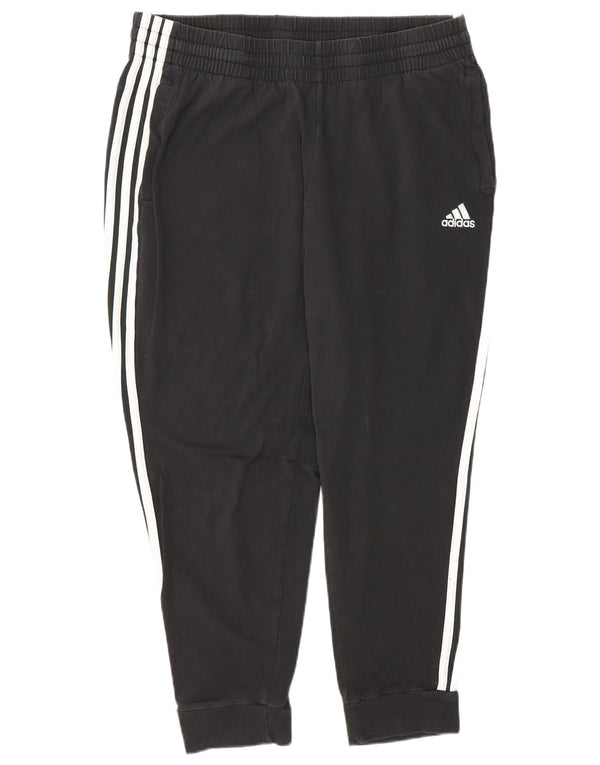 Женские спортивные брюки Adidas Joggers UK 16/18, большие черные хлопковые