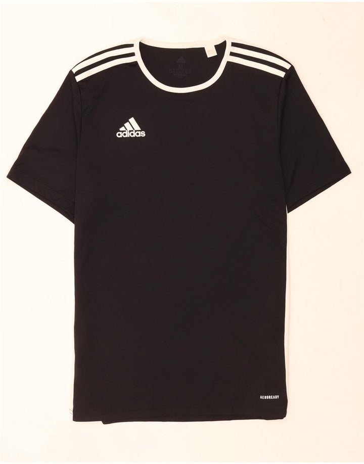 Мужская футболка Adidas Aeroready, средний черный полиэстер