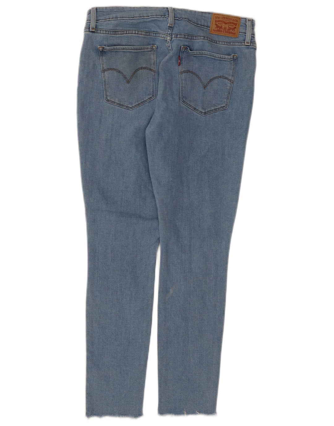 Женские укороченные джинсы скинни LEVI'S 711 W31 L26, синий хлопок