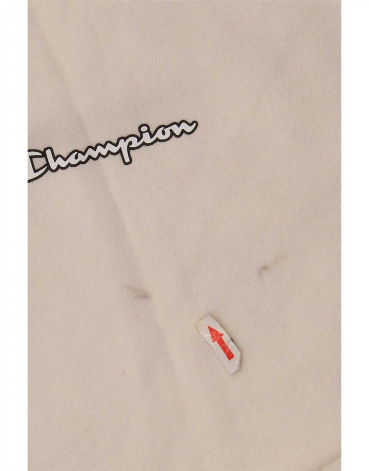 Мужской свитшот Champion Jumper XL, белый хлопок с цветными блоками