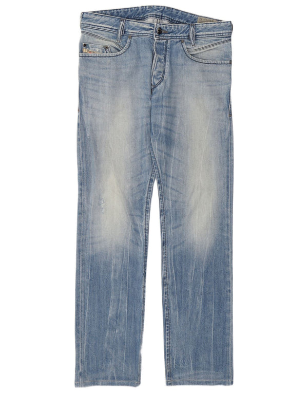 Мужские зауженные зауженные джинсы Diesel Iakop Regular Fit W29 L32, синий хлопок