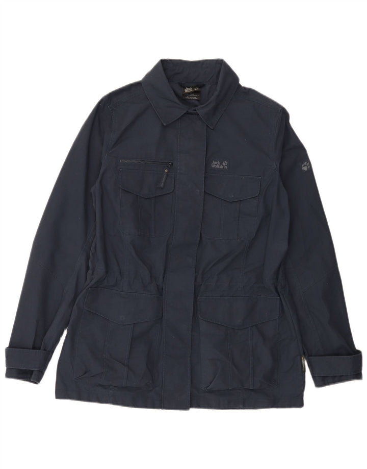 Женская универсальная куртка Jack Wolfskin UK 12, средний темно-синий полиэстер