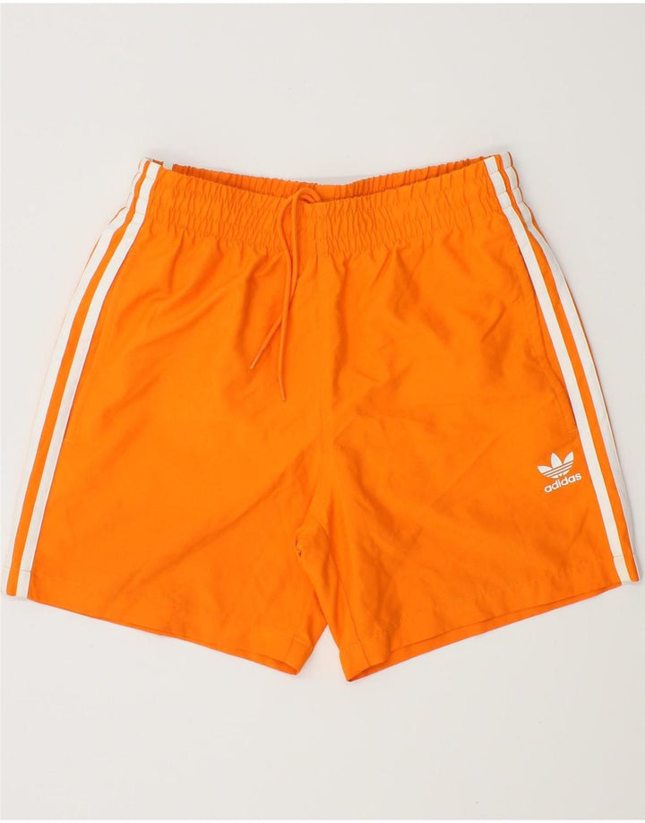 Мужские шорты для плавания ADIDAS, маленькие оранжевые, полиэстер
