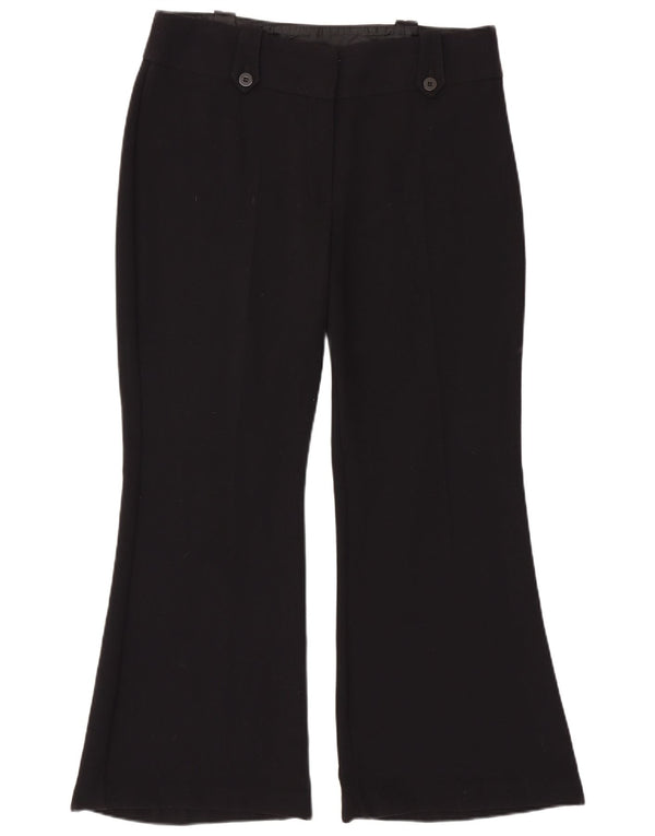 Женские повседневные брюки-клеш Marks & Spencer UK 16, большие W34 L30, черные