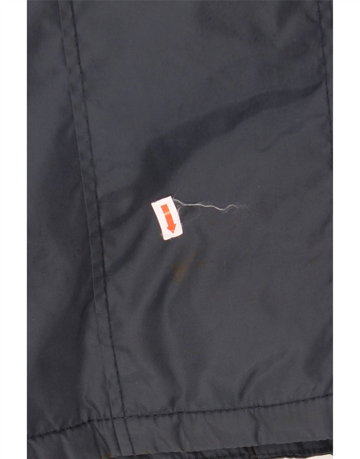 REFRIGIWEAR Womens Hooded Windbreaker Jacket UK 14 Medium Navy Blue Nylon Vintage Refrigiwear and Second-Hand Refrigiwear from Messina Hembry 