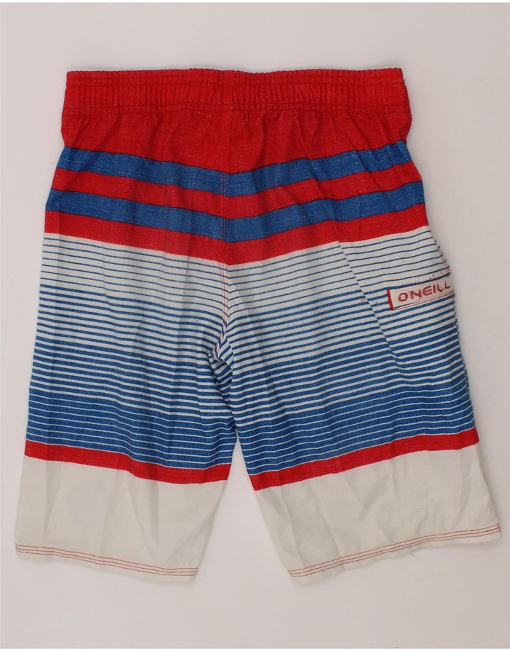 O'NEILL Boys Swimming Shorts 6-7 Years XL Multicoloured Striped Polyester Vintage O'Neill and Second-Hand O'Neill from Messina Hembry 