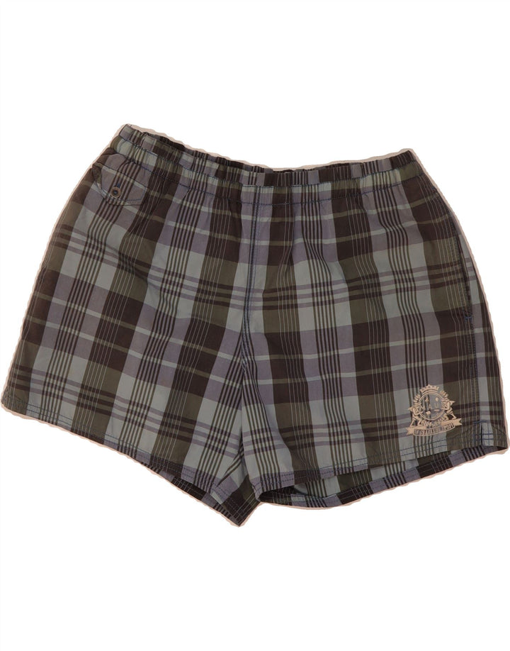MAUI AND SONS Mens Swimming Shorts Large  Multicoloured Check Cotton Vintage Maui and Sons and Second-Hand Maui and Sons from Messina Hembry 