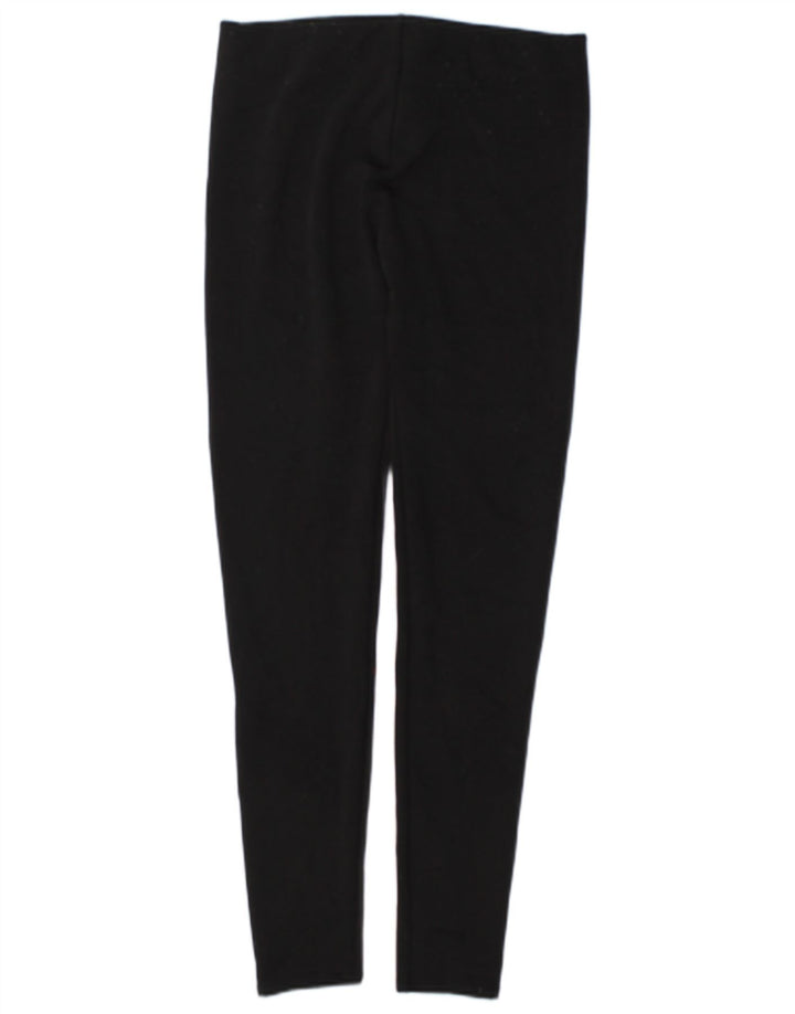 Женские леггинсы Zara UK 14, большие черные полиэстер