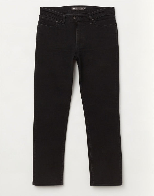Женские прямые джинсы Levi's Demi Curve со средней посадкой, США 14 XL W32 L28, черные