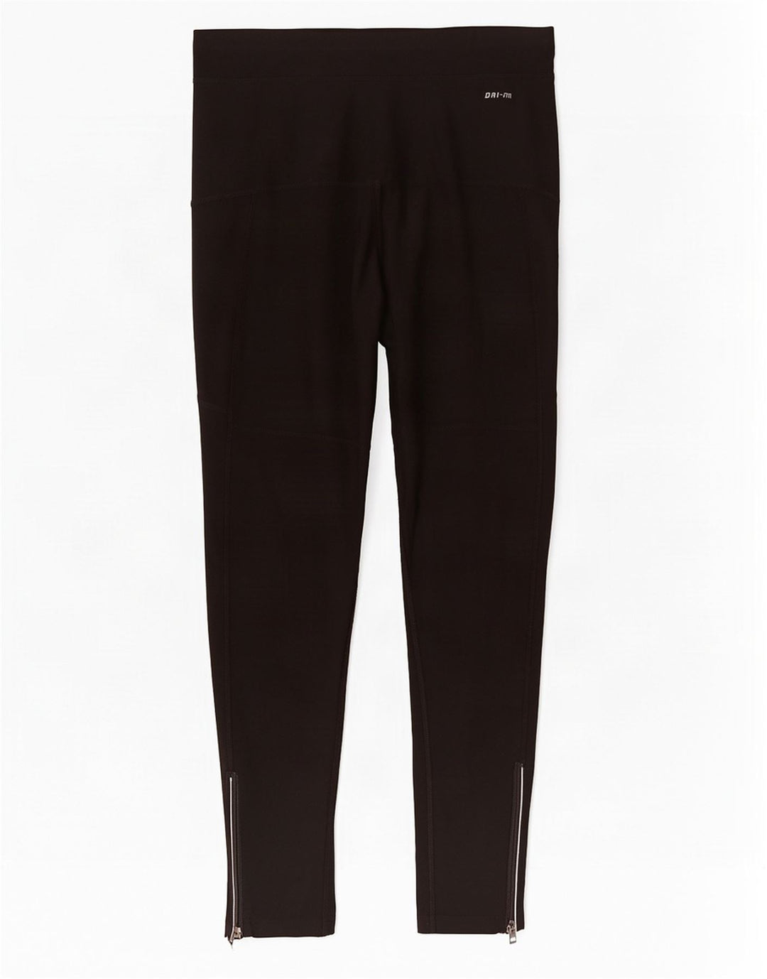 Женские леггинсы Nike Dri Fit UK 12, средний черный полиэстер