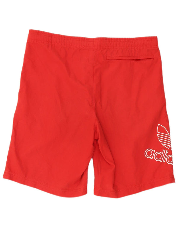 Adidas Мужские повседневные шорты с рисунком W29, красные, хлопковые