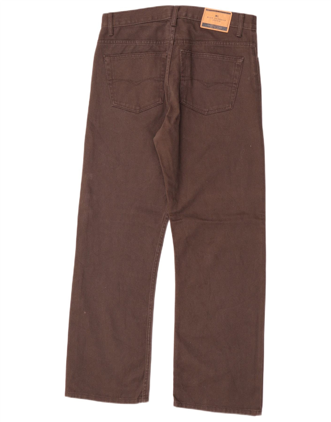 Мужские прямые джинсы Marks & Spencer Blue Harbor W32 L29 коричневые, хлопок