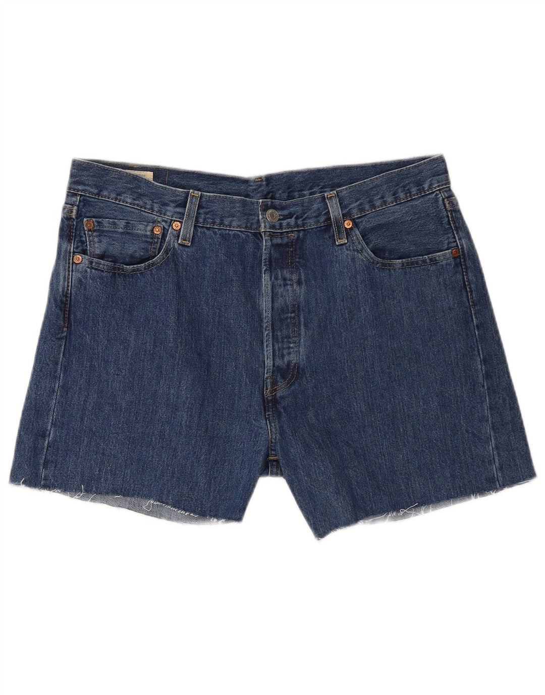 Мужские джинсовые шорты Levi's 501 W36, большие синие, хлопок
