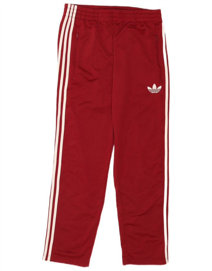 Мужские спортивные брюки Adidas, большие бордовые, полиэстер