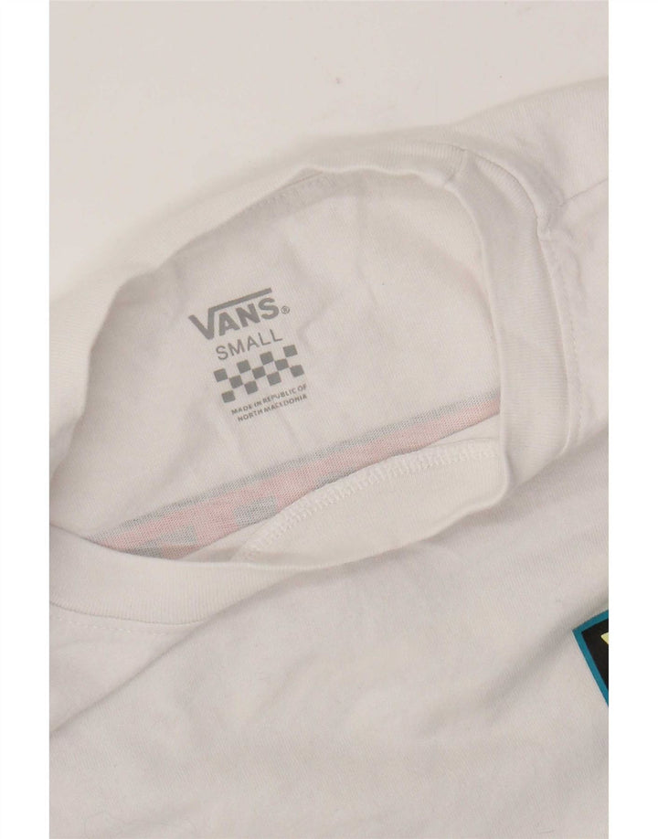 Женский топ с графическим рисунком Vans UK 10, маленький белый