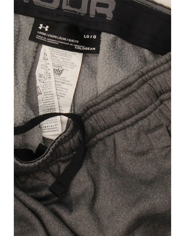 Мужские спортивные брюки свободного покроя UNDER ARMOR Cold Gear, большие серые