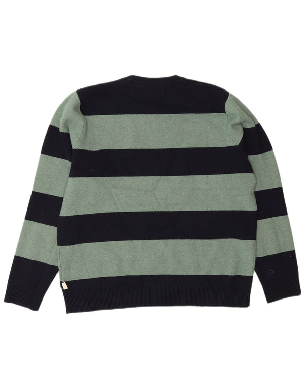 Женский джемпер с круглым вырезом Marks & Spencer UK 16, большой темно-синий