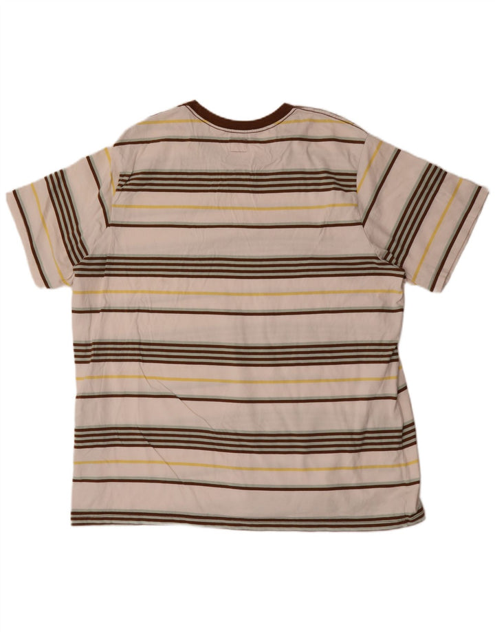 Мужская футболка Levi's Top 2XL из хлопка в белую полоску