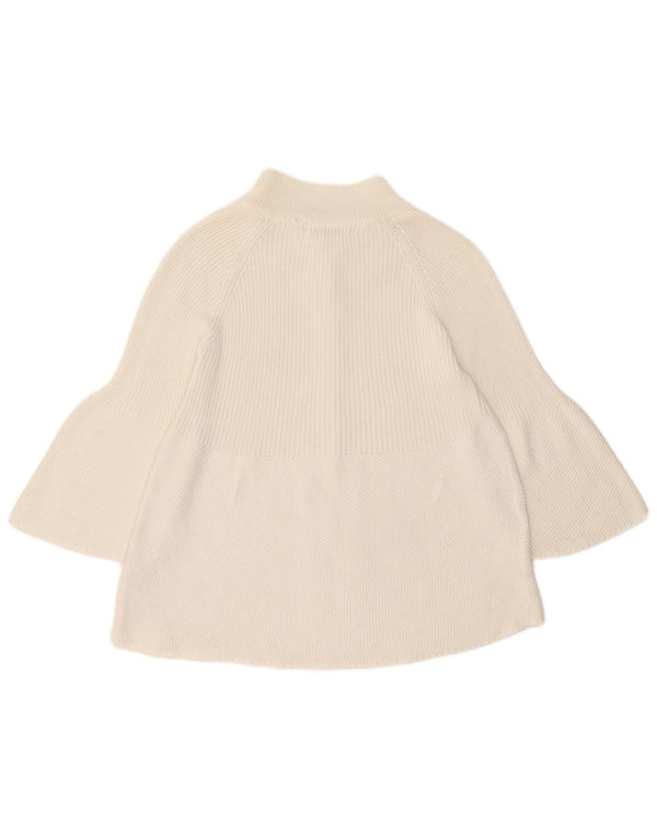 Женский кардиган с рукавом 3/4 Zara UK 14, большой белый хлопок