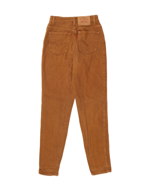 Женские зауженные джинсы LEVI'S 512 Medium W28 L30 Коричневые, хлопок