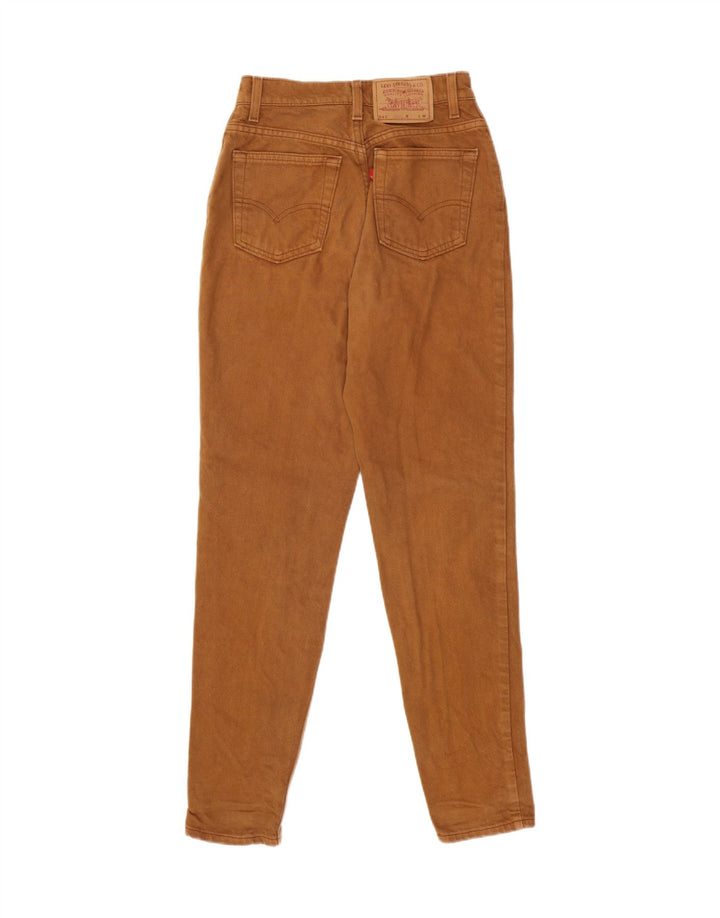 Женские зауженные джинсы LEVI'S 512 Medium W28 L30 Коричневые, хлопок