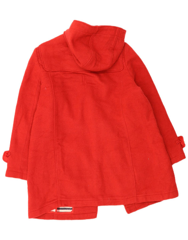 Женский дафлкот оверсайз с капюшоном Marks & Spencer UK 18 XL, красный полиэстер