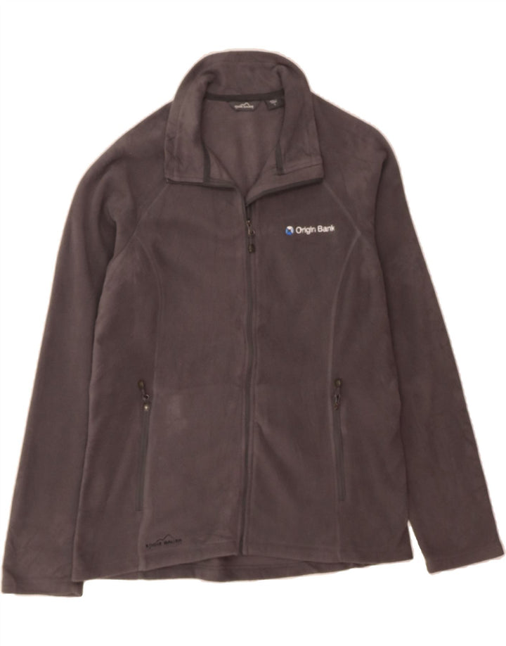 EDDIE BAUER Womens Fleece Jacket UK 16 Large Grey Polyester Vintage Eddie Bauer and Second-Hand Eddie Bauer from Messina Hembry 