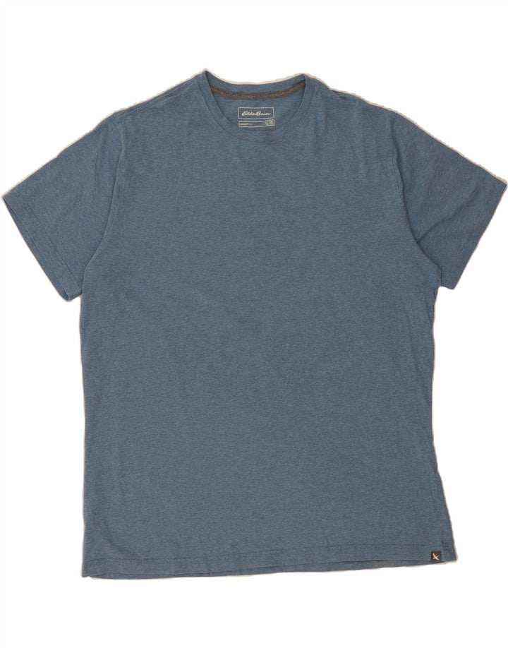 EDDIE BAUER Mens T-Shirt Top 2XL Blue Cotton Vintage Eddie Bauer and Second-Hand Eddie Bauer from Messina Hembry 