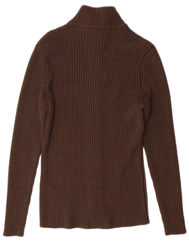 Мужской кардиган с графическим рисунком North Sails, маленький коричневый шерстяной свитер