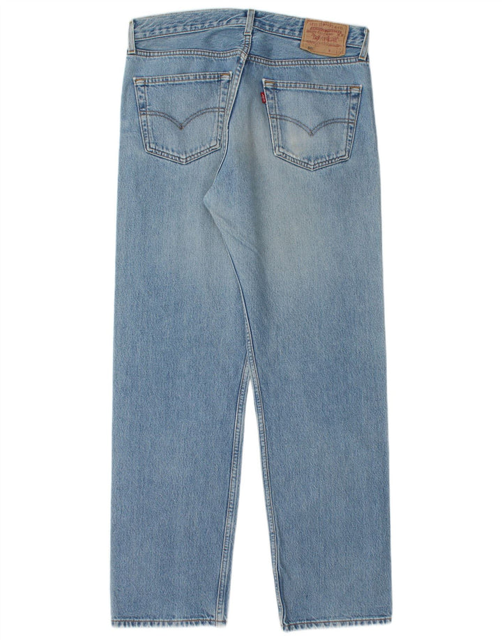 Мужские прямые джинсы Levi's 501 W34 L32 синие, хлопок