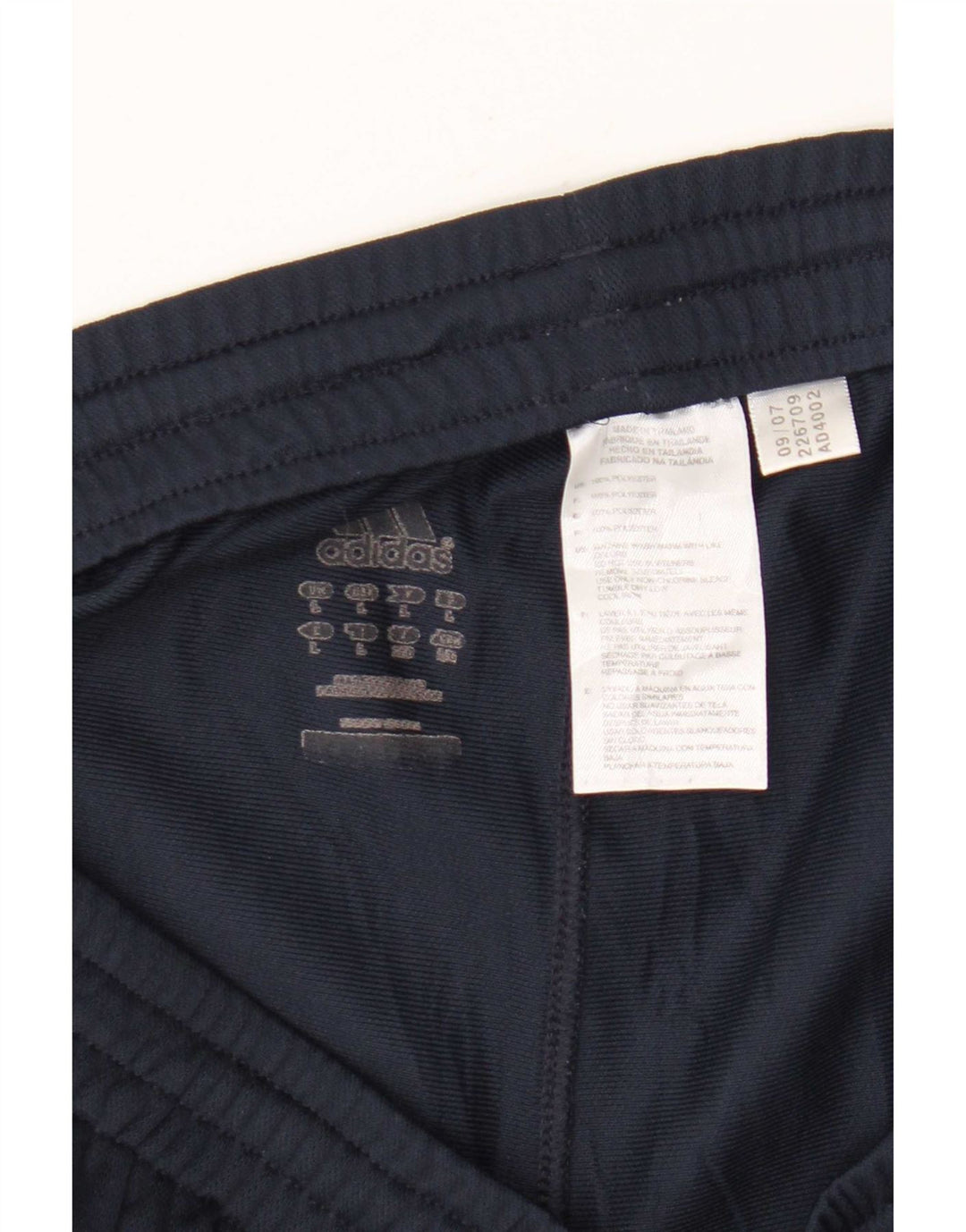 Мужские спортивные шорты Adidas Climalite, большие темно-синие, полиэстер