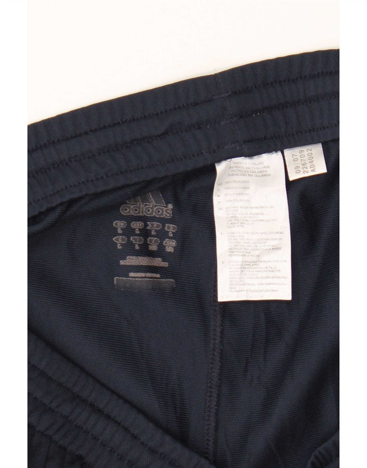 Мужские спортивные шорты Adidas Climalite, большие темно-синие, полиэстер