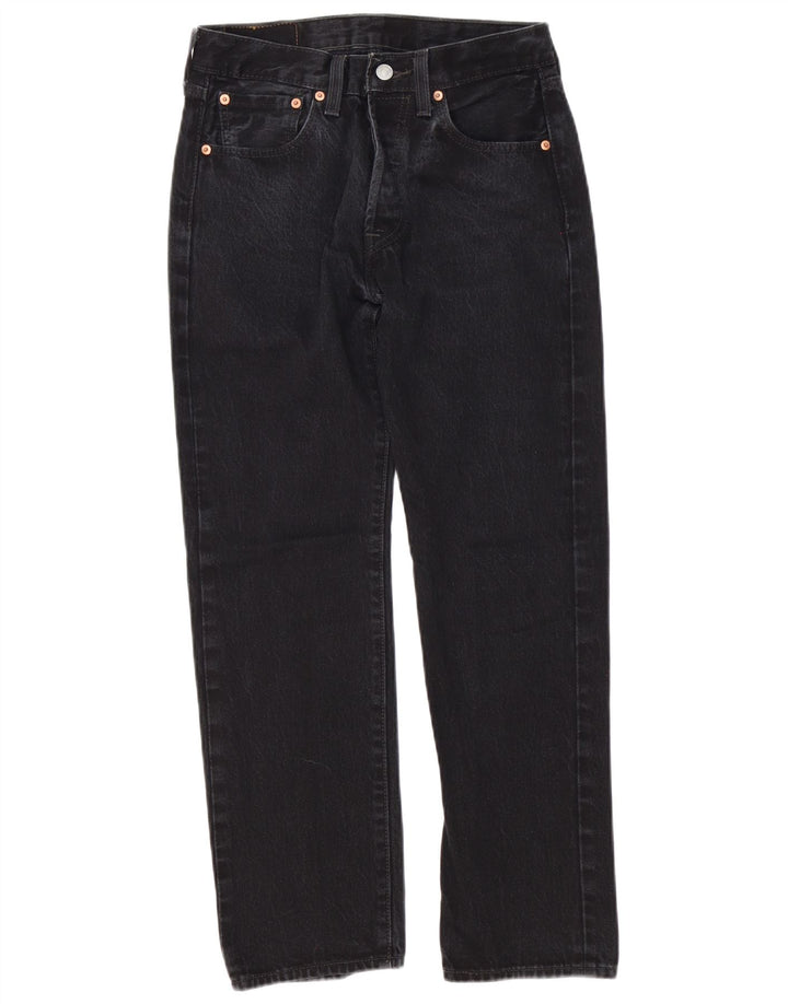 Мужские прямые джинсы Levi's 501 W29 L30, черный хлопок