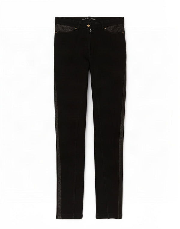 Женские повседневные брюки скинни Zara Medium W28 L28, черные