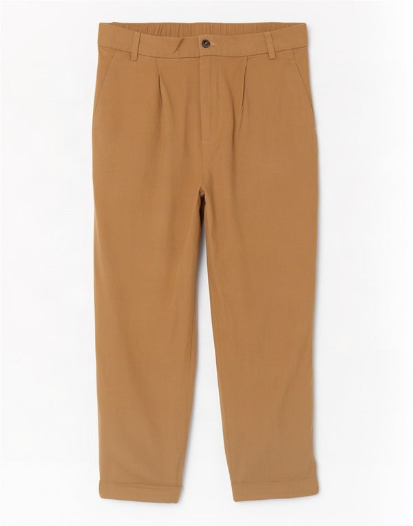 Женские зауженные брюки-чиносы с высокой талией Zara XS W24 L21 Бежевые
