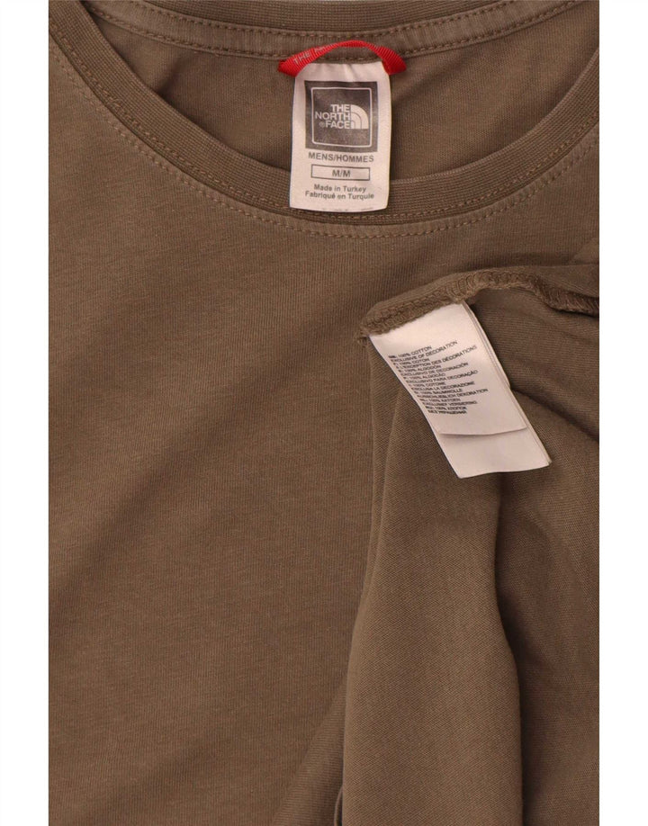 Мужская футболка с рисунком The North Face, средний хаки